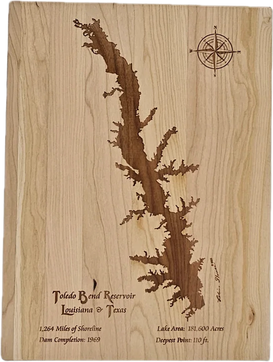 Toledo Bend Reservoir Schneidebrett