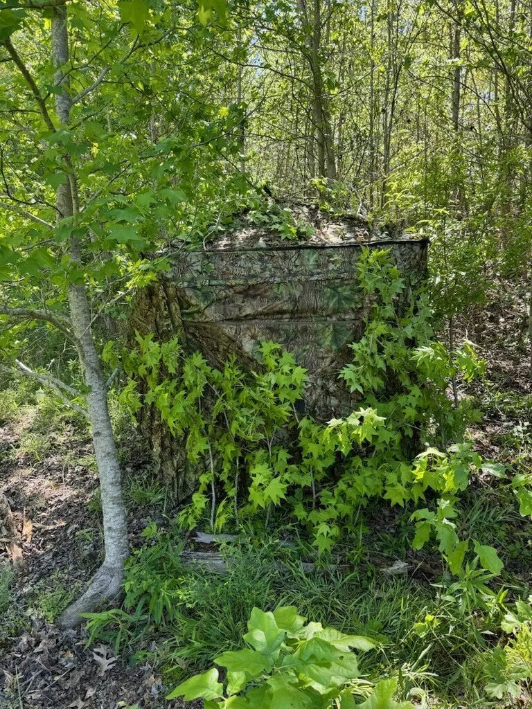 Ghilliemonster Leafy Pop-Up Jagd blind