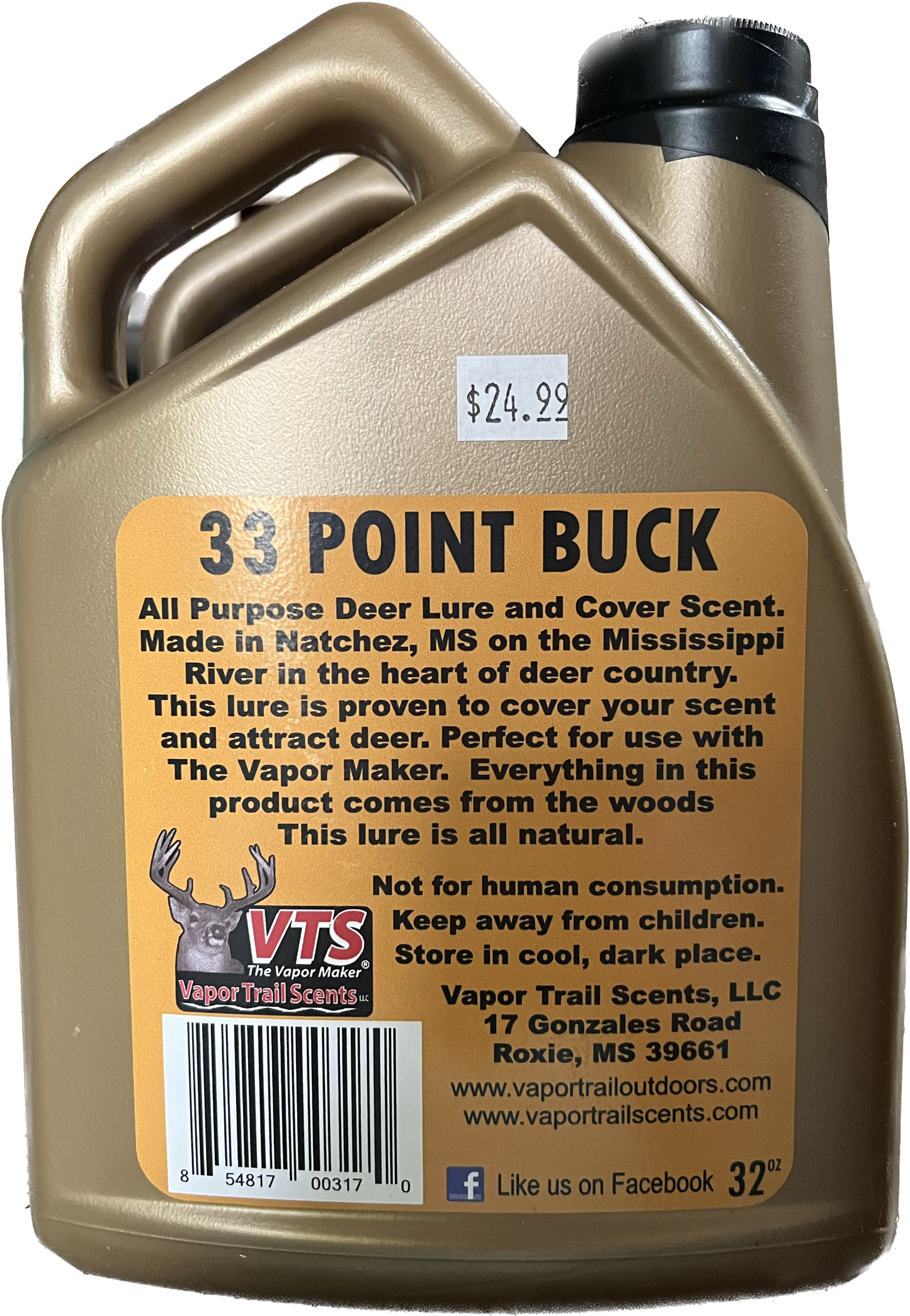 VTS 33 Point Buck Bezug Duft & Attraktiv