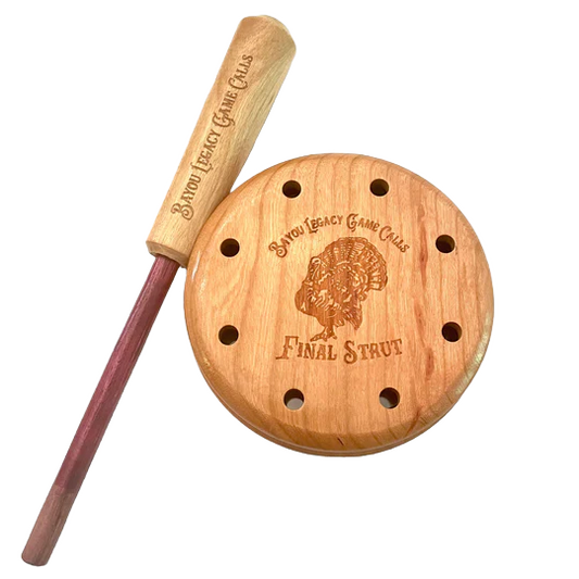 Endgültiger Strut Turkey Pot Call