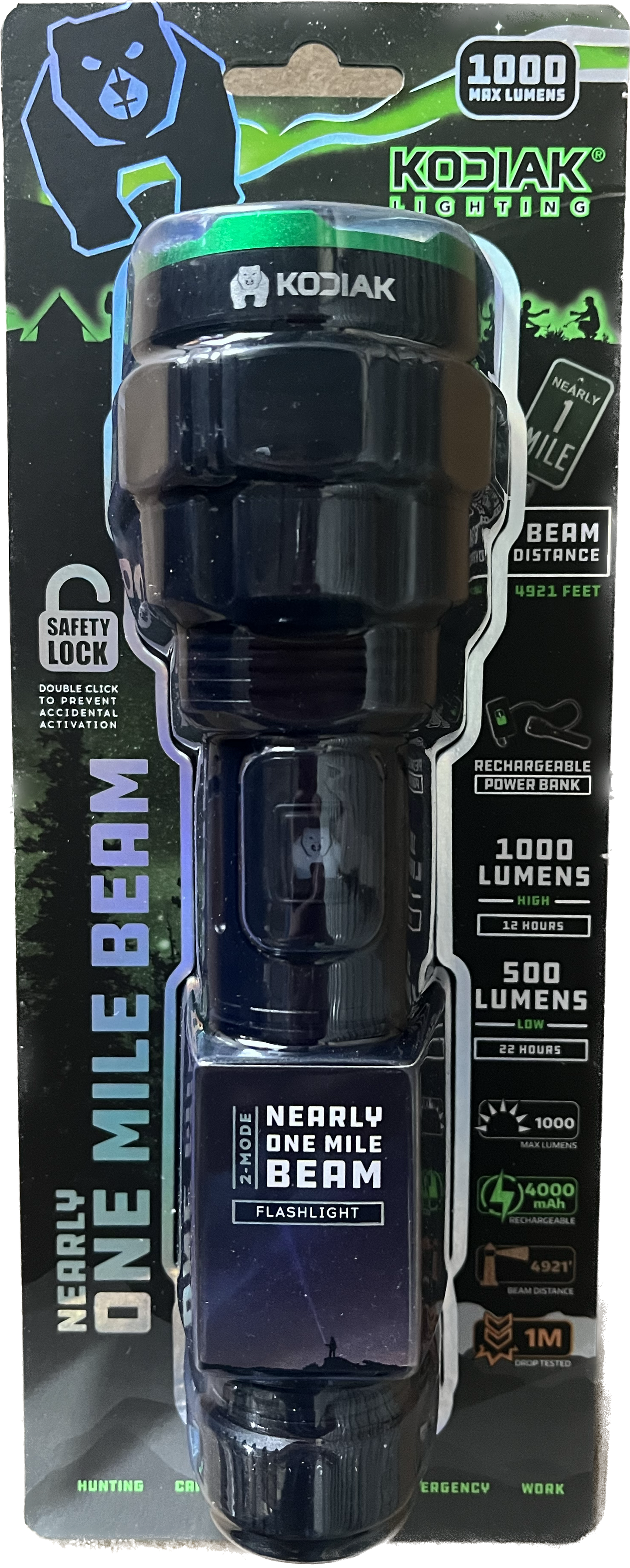 Fast 1 Meile Beam taktische Taschenlampe