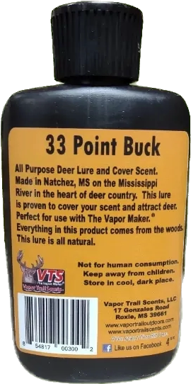 VTS 33 Point Buck Bezug Duft & Attraktiv