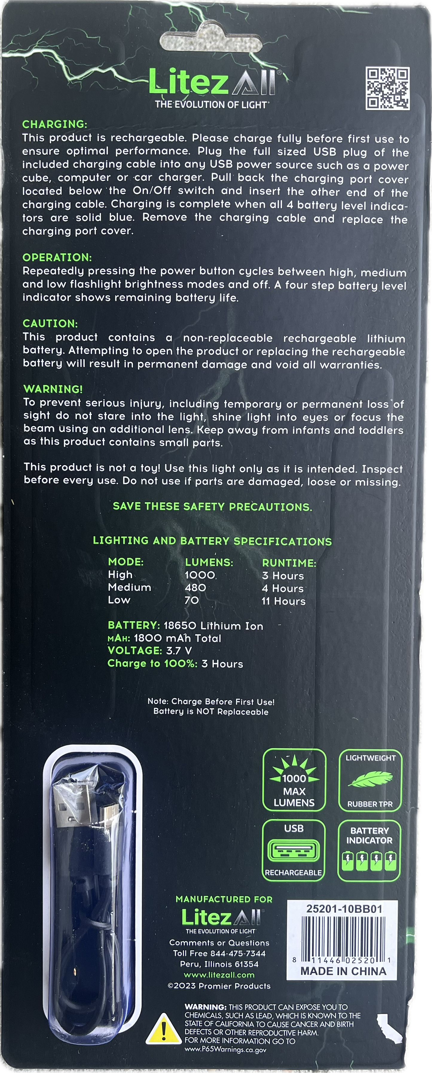 Ultralitte Soft Touch Taschenlampe