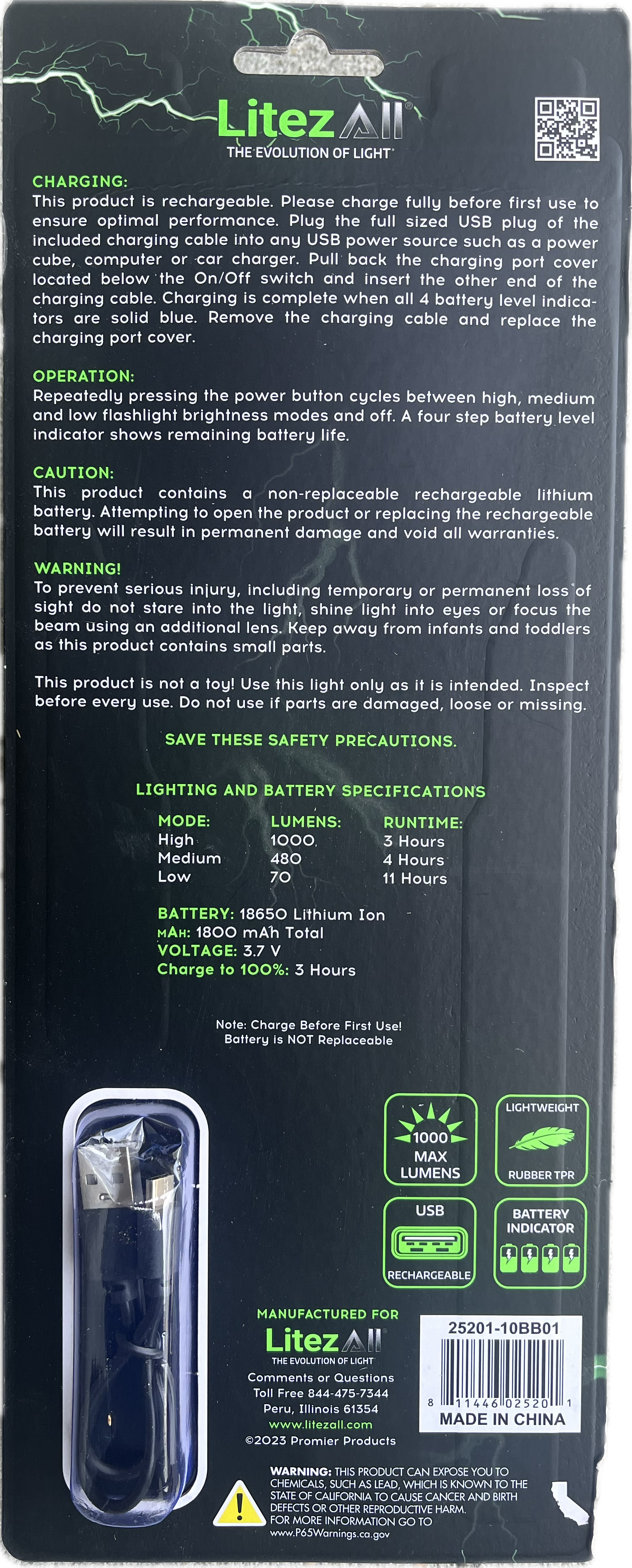 Ultralitte Soft Touch Taschenlampe