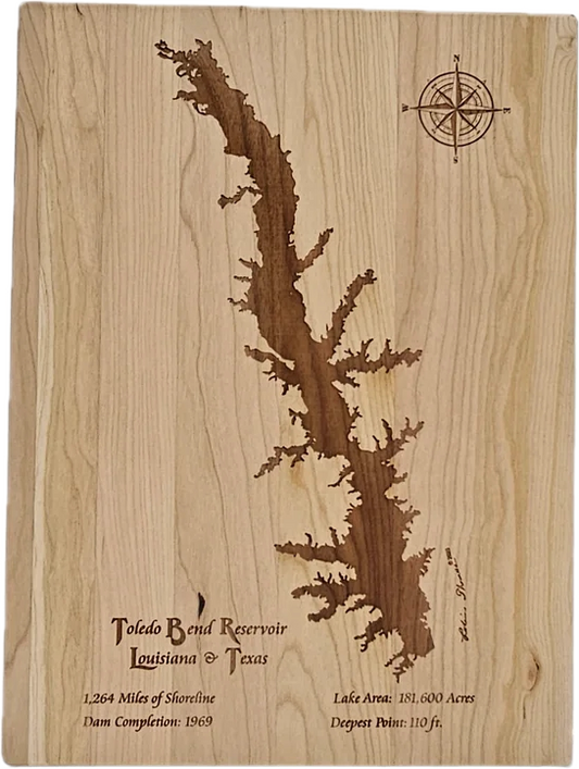 Toledo Bend Reservoir Schneidebrett