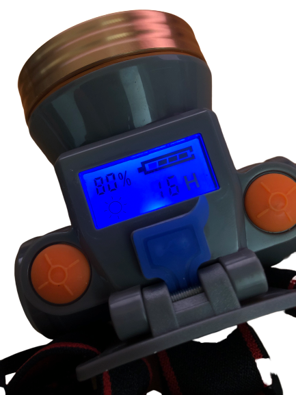 Das Display - 3 Watt Scheinwerfer