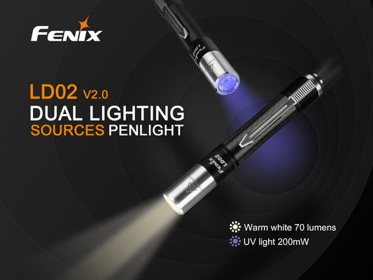 LD02 V2.0 LED Penlight mit UV-Beleuchtung