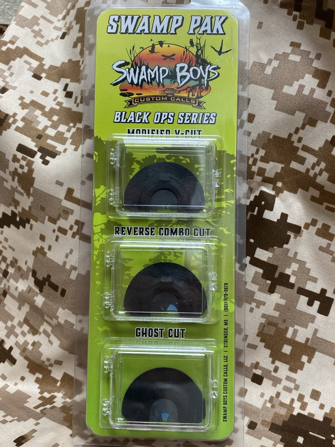 Schwarz Ops 3 Packung Mund Anrufe